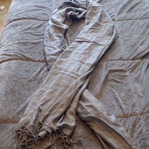 World Market gray Scarf